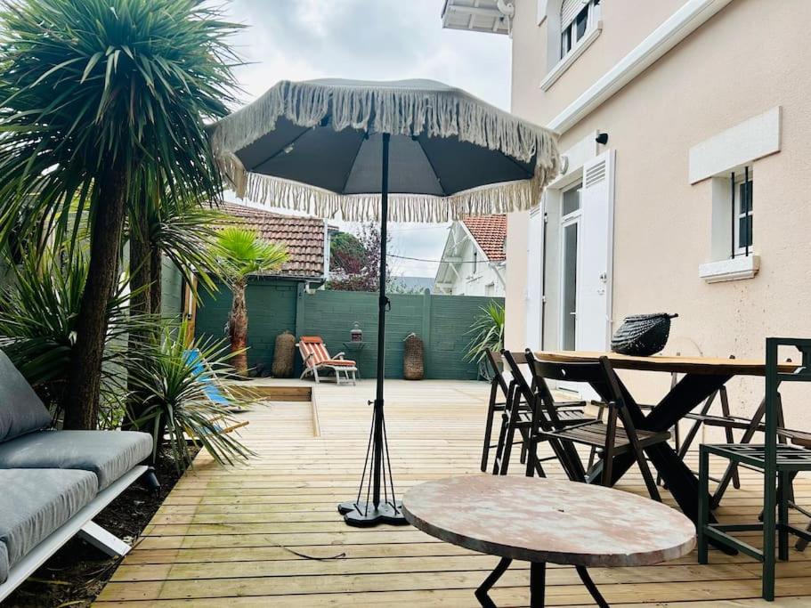 Villa8Pers 3'Piedplage Pleincentre Piscine Parking Arcachon Exterior foto