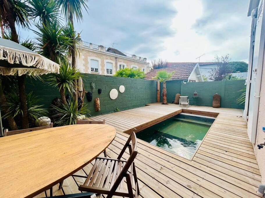 Villa8Pers 3'Piedplage Pleincentre Piscine Parking Arcachon Exterior foto